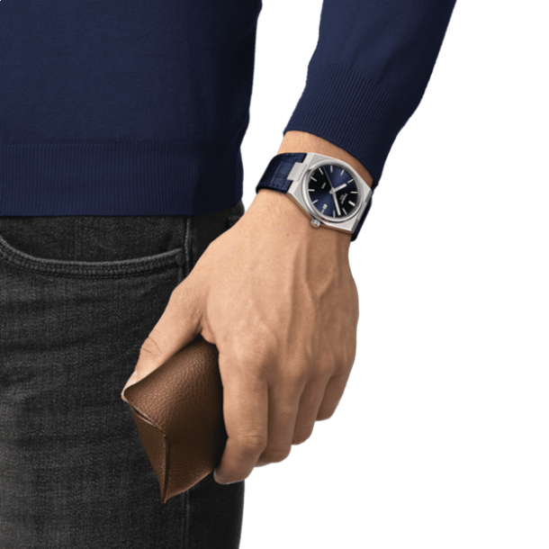 Tissot blue leather strap outlet
