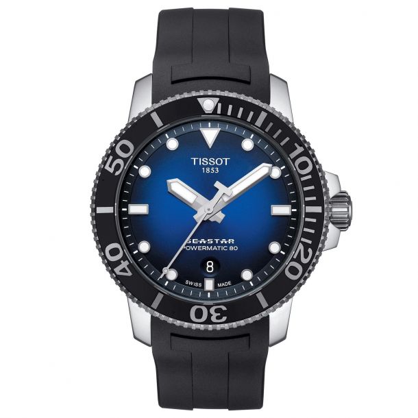 Tissot watch with shop rubber strap