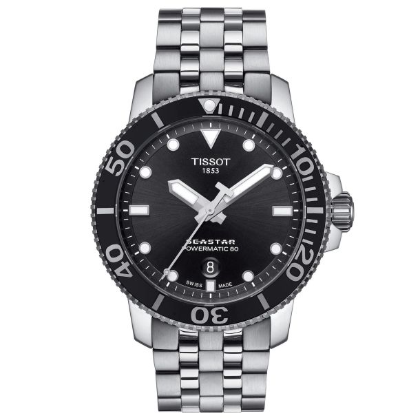 Men s Tissot Seastar 1000 Powermatic 80 Stainless Steel Watch