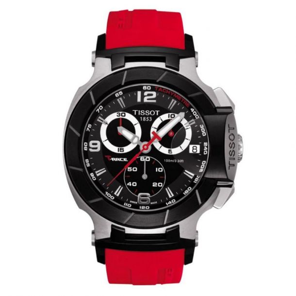 Tissot red and black watch hot sale