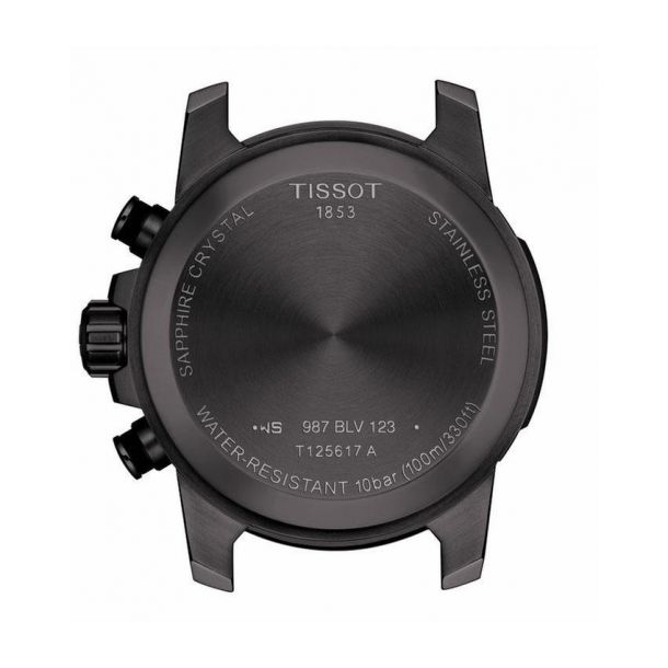 Tissot black stainless steel watch sales