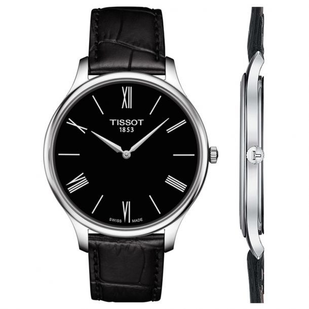Tissot tradition black hot sale