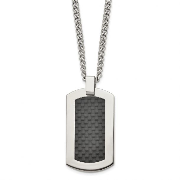 Mens titanium dog tag necklace cheap