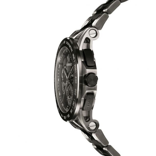 Men s Versace Sport Tech Chronograph Stainless Steel Watch VERB00618