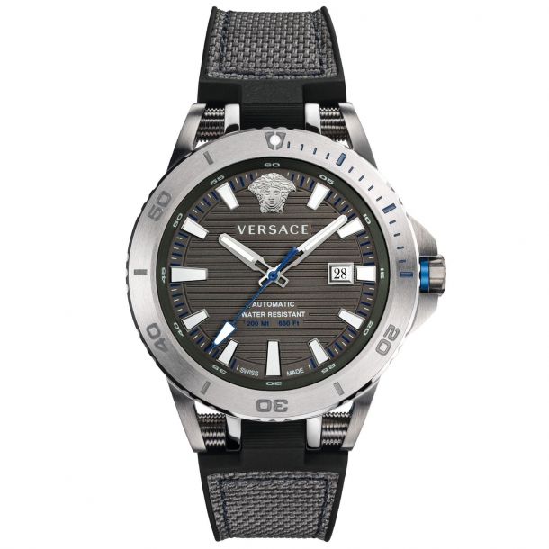 Men's Versace Sport Tech Diver Black Rubber Strap Watch VERC00118