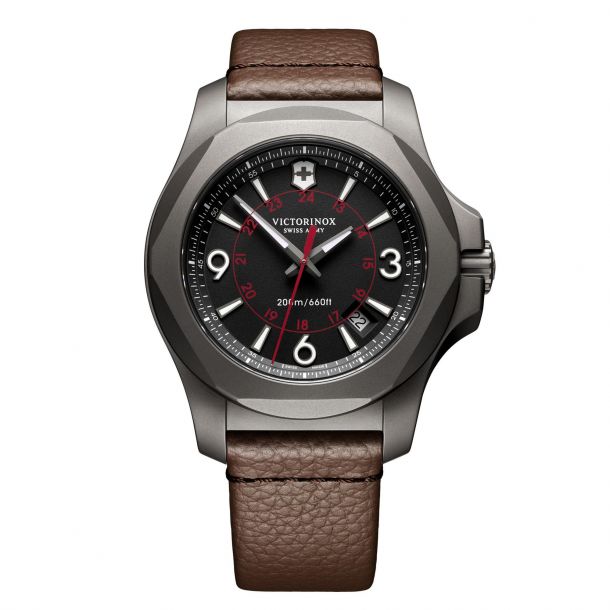 Victorinox inox leather strap top