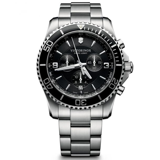 Victorinox swiss army maverick stainless steel watch cheap