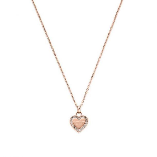 Rose gold michael kors necklace new arrivals