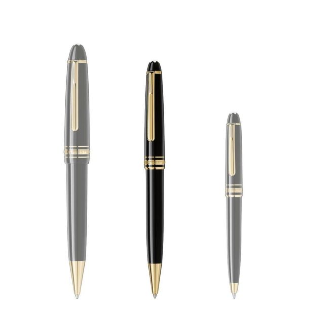 Montblanc Black Meisterstuck Gold-Plated Classique Ballpoint Pen