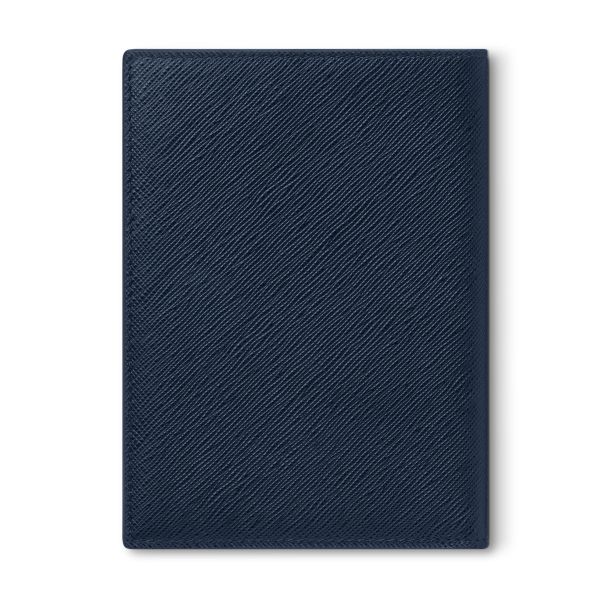 Montblanc Sartorial Blue Passport Holder | REEDS Jewelers