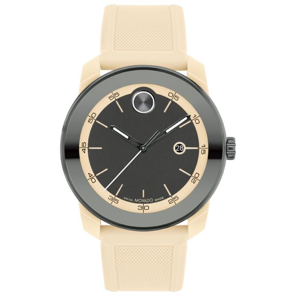 Lightweight black dial silicone strap watch online
