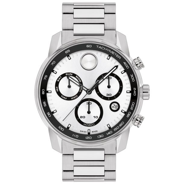 Movado bold chronograph silver 2025
