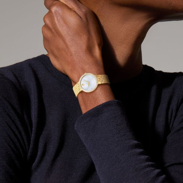 Movado museum mother of pearl clearance