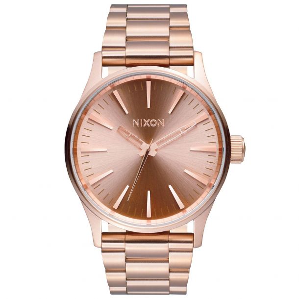 Nixon sentry ss rose gold deals