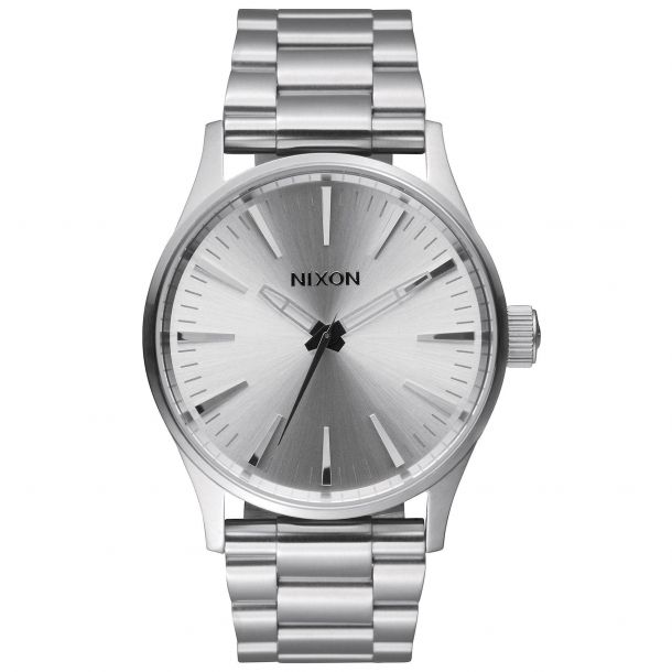 Nixon Sentry 38 SS Stainless Steel Watch A450 1920 00 REEDS Jewelers