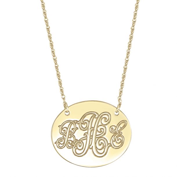 Alison and ivy monogram necklace 2025