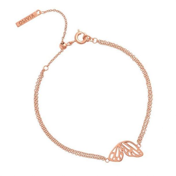 Olivia burton store butterfly bracelet