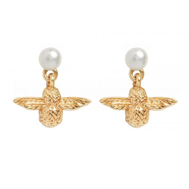Olivia burton pearl earrings shop