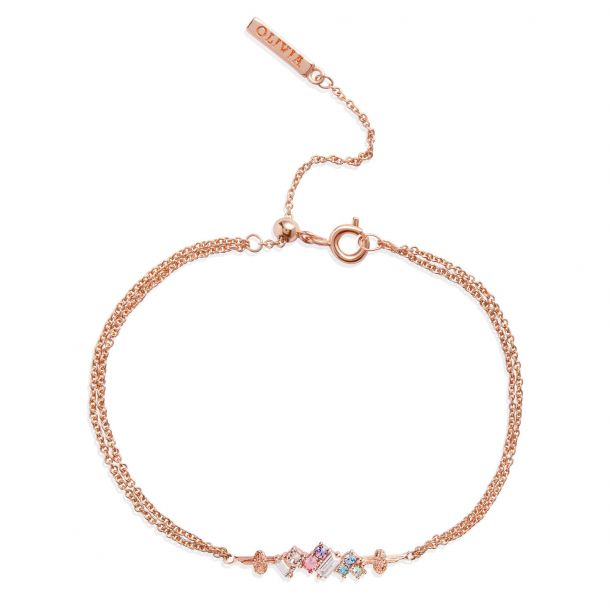 Olivia burton bee bracelet rose gold cheap