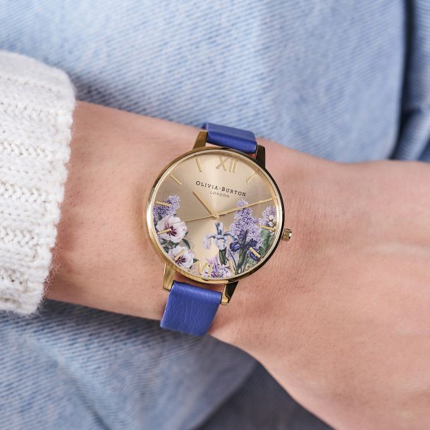 Navy olivia burton watch store