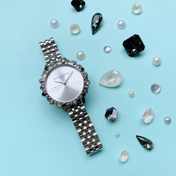 Olivia Burton Under the Sea Bejeweled Stainless Steel Limited Edition Watch OB16US31 REEDS Jewelers
