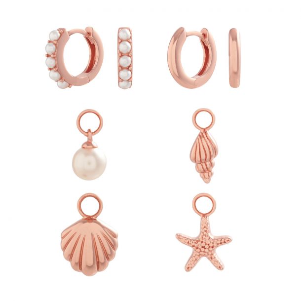 Olivia burton store shell earrings
