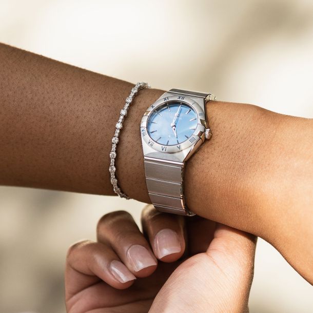 OMEGA Constellation Quartz Stainless Steel Watch | 28mm