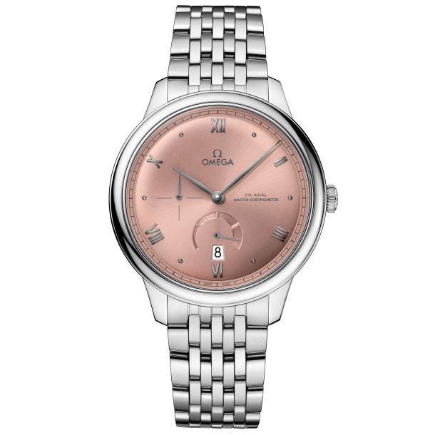 Omega steel back deville swiss made stainless hot sale