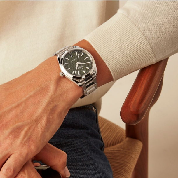 Omega seamaster sales aqua terra green