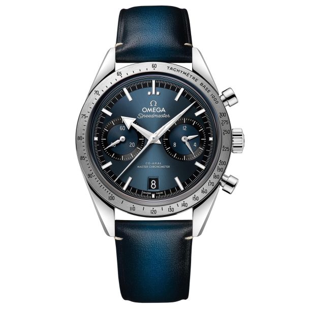 Omega speedmaster 57 blue dial cheap