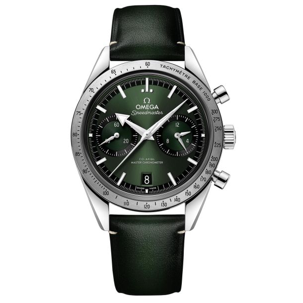 Omega speedmaster 57 white dial top