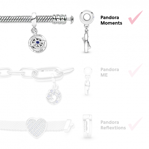Pandora Disney 100 Anniversary Charm and Bracelet Set 7.5 Inches REEDS Jewelers
