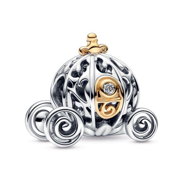 Tyggegummi folder afslappet Pandora - Disney, 100th Anniversary Cinderella's Enchanted Carriage Charm |  REEDS Jewelers