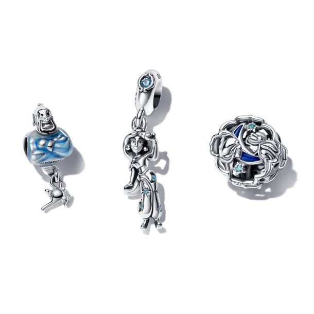 envelop Denk vooruit Voorkomen Pandora - Disney Aladdin, Jasmin & Genie Charm Gift Set | REEDS Jewelers