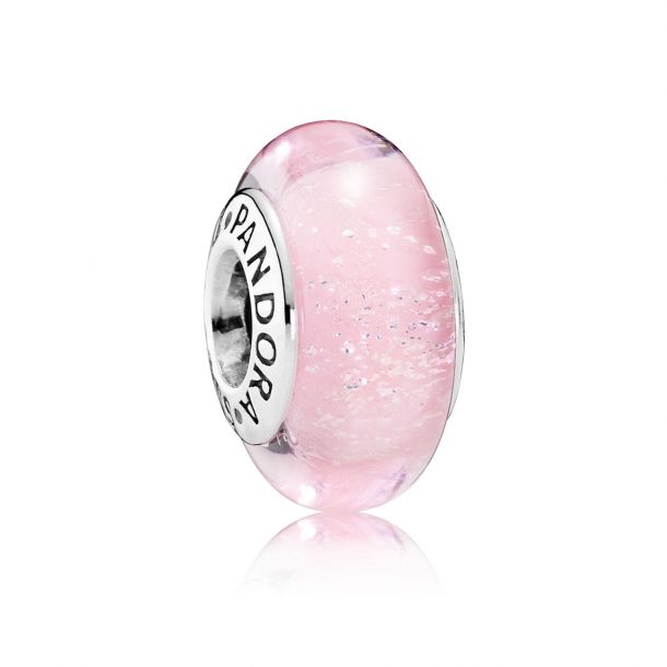 PANDORA Disney Aurora s Signature Color Murano Glass Charm