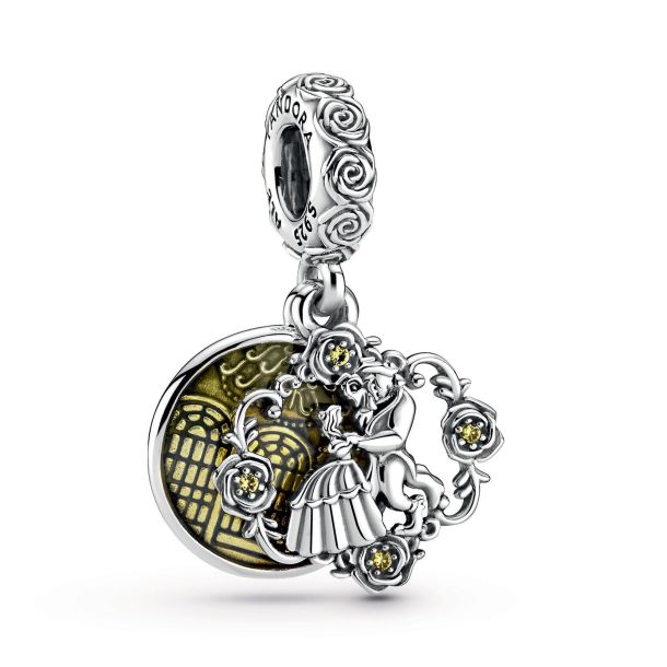 Pandora Disney Beauty and the Beast Dancing Dangle Charm REEDS Jewelers