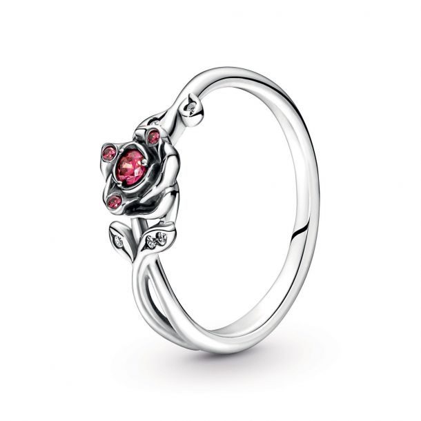 debate salt kill Pandora - Disney, Beauty and the Beast Rose Ring | REEDS Jewelers