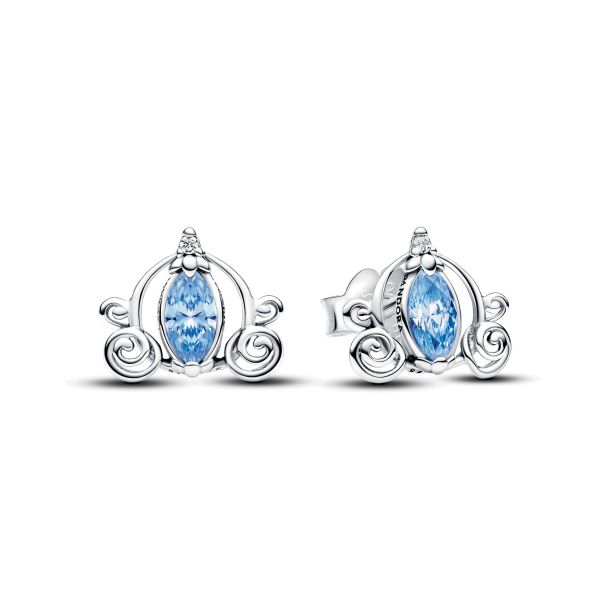 Pandora Disney Cinderella s Carriage Stud Earrings REEDS Jewelers