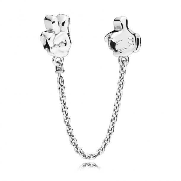 Pandora safety chain mickey shop