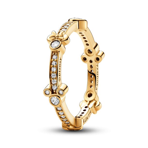 Gold pandora discount rings sale