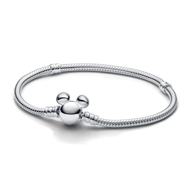 Pandora Moments Sliding Magnetic Clasp Snake Chain Bracelet