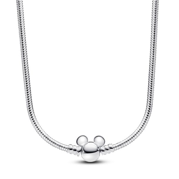 Pandora Disney Mickey Mouse Snake Chain Necklace REEDS Jewelers