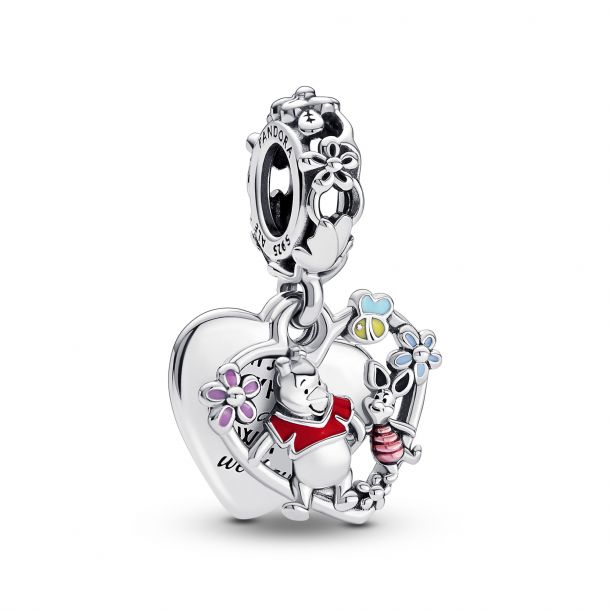 Pandora Disney Winnie the Pooh Piglet Double Dangle Charm REEDS Jewelers