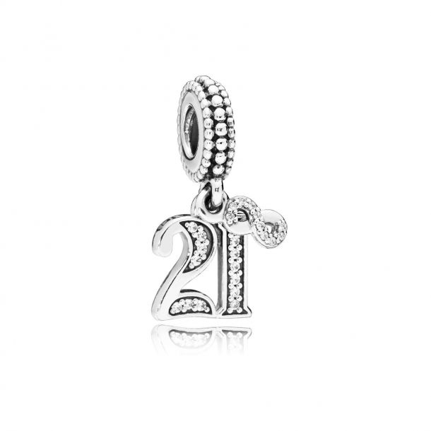 Pandora 21 years of love charm on sale