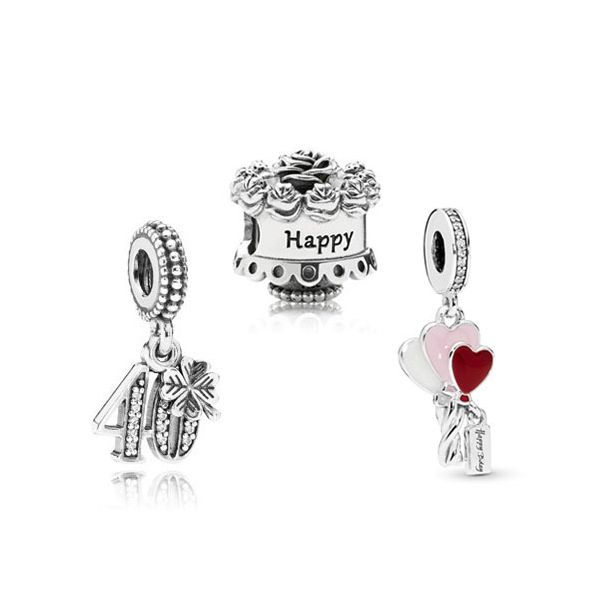 Pandora charms 40 top birthday