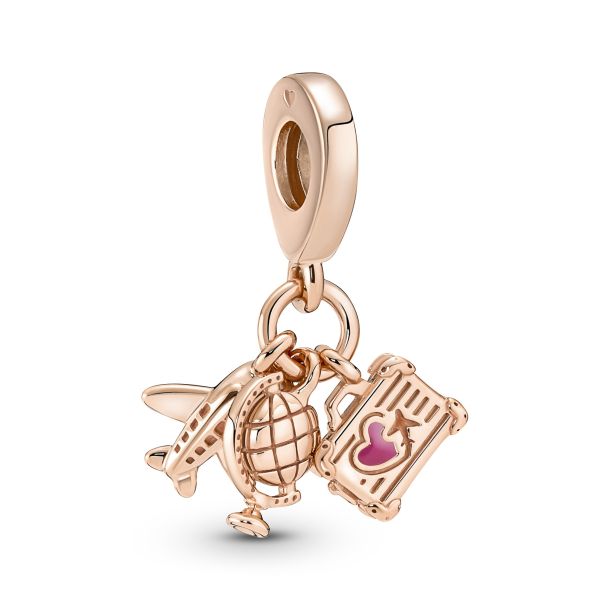  Chili Jewelry Rose Gold Wife Heart Love Charms with Clear  Crystal Beads Compatible With Pandora Charms Bracelets: Clothing, Shoes &  Jewelry
