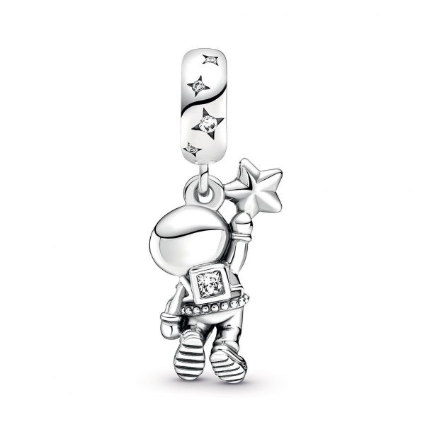 Pandora Astronaut In The Galaxy Dangle Charm