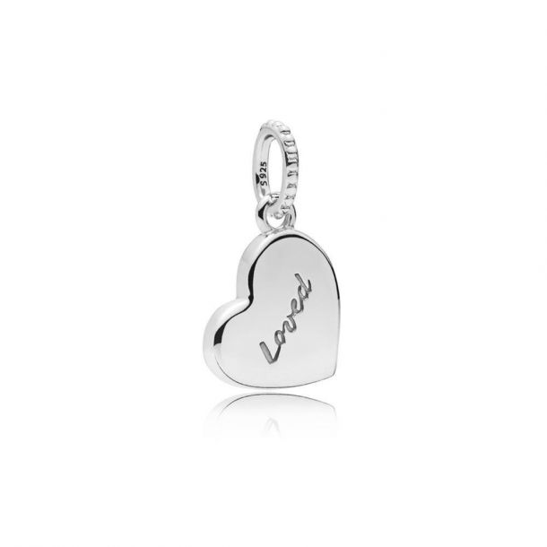 Pandora Asymmetric Heart of Love Charm Mixed Enamel REEDS Jewelers