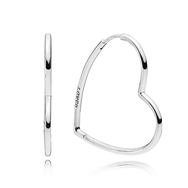 Pandora large online hoop earrings