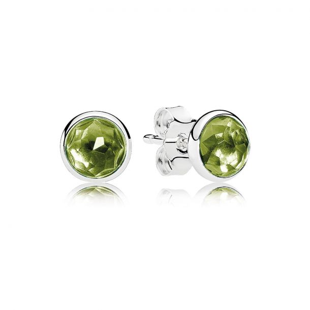 Pandora green earrings shop